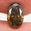 Oval Cut Diamond Fancy Brown 2.15 Carat I1