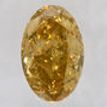 Oval Diamond Fancy Yellowish Brown 0.53 Carat SI1 IGI Certificate