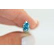Fancy Blue Oval Diamond 1.43 Carat SI2