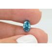 Fancy Blue Oval Diamond 1.43 Carat SI2