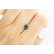 Fancy Blue Cushion Cut Diamond Loose VS2 1.35 Carat VS1