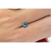 Princess Cut Diamond Blue Color 0.54 Carat SI1