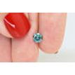 Loose Round Diamond Fancy Blue 0.62 Carat SI1