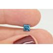 Loose Princess Diamond Fancy Blue 0.63 Carat SI1