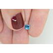 Loose Princess Diamond Fancy Blue 0.63 Carat SI1