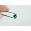 Round Cut Diamond Fancy Blue Color 0.62 Carat SI1