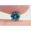 Round Cut Diamond Fancy Blue Color 0.62 Carat SI1