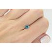Fancy Blue Color Round Diamond 0.55 Carat SI1