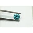 Fancy Blue Round Cut Loose Real Diamond 0.63 Carat SI1