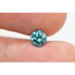Fancy Blue Round Cut Loose Real Diamond 0.63 Carat SI1