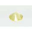 Round Cut Diamond Fancy Yellow Color Loose 0.90 Carat VS2