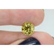 Round Cut Diamond Fancy Yellow Color 3.02 Carat SI2