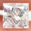 Loose Princess Diamond 0.61 Carat D/SI3