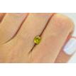 Cushion Shape Diamond Fancy Yellow Loose Enhanced 1.04 Carat SI2 IGI Certificate