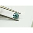 Round Shape Fancy Blue Loose Diamond 1/2 ct 