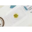 Round Cut Diamond Fancy Yellow Color 1.03 Carat SI1 IGI Certificate