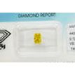 Radiant Cut Diamond Fancy Yellow Color VS2 0.72 Carat IGI Certificate