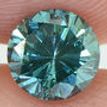 Loose Round Diamond Fancy Blue 0.64 Carat VS2