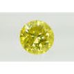 Round Cut Diamond Fancy Yellow Color SI1 2.02 Carat