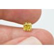 Certified Fancy Yellow Radiant Diamond 1.04 Carat VS2 5.09X4.97 MM