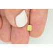 Loose Radiant Cut Fancy Yellow Natural Diamond 0.69 Carat VS2 4.94X4.03 MM