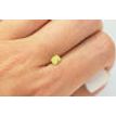 Loose Radiant Cut Fancy Yellow Natural Diamond 0.69 Carat VS2 4.94X4.03 MM