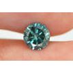 Blue Diamond Loose Real Round Shape Fancy Color SI1 Enhanced Polished 0.64 Carat