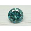 Blue Diamond Loose Real Round Shape Fancy Color SI1 Enhanced Polished 0.64 Carat