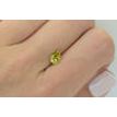 Pear Shape Diamond Fancy Yellow Color 0.76 Carat VVS2 Certified