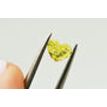 Yellow Heart Shape Diamond 0.71 Carat SI1 Certified