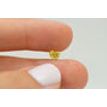 Yellow Heart Shape Diamond 0.71 Carat SI1 Certified
