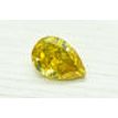 GIA Pear Shape Diamond Fancy Deep Brownish Yellow 0.63 Carat SI2