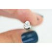 Oval Cut Diamond Natural Loose 0.63 Carat F/SI2