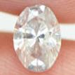 Oval Cut Diamond Natural Loose 0.63 Carat F/SI2