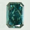Radiant Shape Diamond Fancy Blue Certified 0.50 Carat VS1
