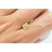 Cushion Cut Loose Fancy Yellow 1.08 Carat VS1