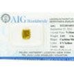 Fancy Yellow Cushion Cut Diamond 2.02 Carat SI2