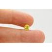 Loose Cushion Shaped Diamond Fancy Yellow Color Natural Enhanced 1.06 Carat VS2