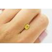 Loose Cushion Shaped Diamond Fancy Yellow Color Natural Enhanced 1.06 Carat VS2