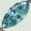 Marquise Diamond Fancy Blue Color 0.53 Carat VS2