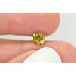 Cushion Cut Diamond Fancy Yellow VS2 1.03 Carat