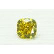 Cushion Cut Diamond Fancy Yellow VS2 1.03 Carat