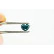 Heart Diamond Fancy Blue Color 0.56 Carat VVS2