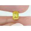 Emerald Cut Diamond Fancy Yellow Color 0.90 Carat VS2