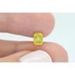 Emerald Cut Diamond Fancy Yellow Color 0.90 Carat VS2