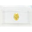 Oval Cut Diamond Fancy Yellow Color 0.71 Carat SI2 IGI Certificate