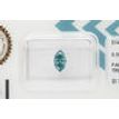 Marquise Diamond Fancy Blue SI1 0.58 Carat IGI Certified