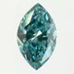 Marquise Cut Diamond Fancy Blue 0.51 Carat VS2