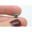 Round Shape Diamond Certified 0.81 Carat Fancy Green Color VS2