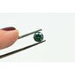 Round Shape Diamond Certified 0.81 Carat Fancy Green Color VS2